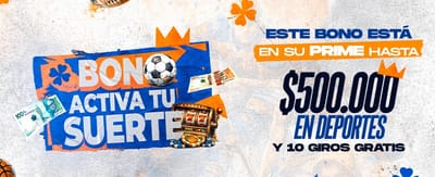 Activa tu Suerte en Yajuego_ 100_ de tu primera recarga hasta $500.000 + hasta 10 giros gratis en casino